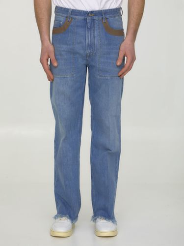 Fendi Blue Denim Jeans - Fendi - Modalova