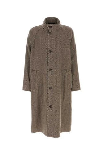 Embroidered Cashmere Coat - Giorgio Armani - Modalova