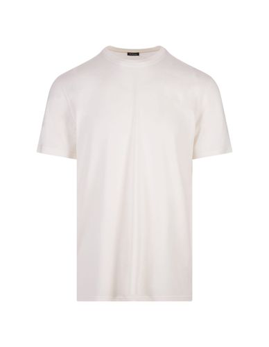 Silk And Cotton Basic T-shirt - Kiton - Modalova