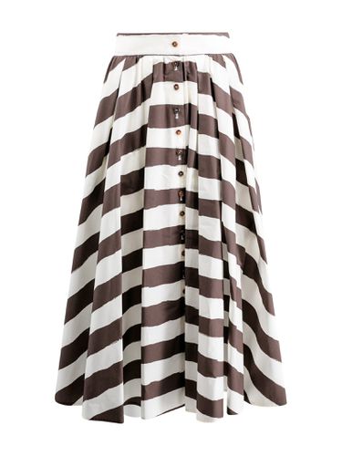 Striped A-line Skirt - Philosophy di Lorenzo Serafini - Modalova