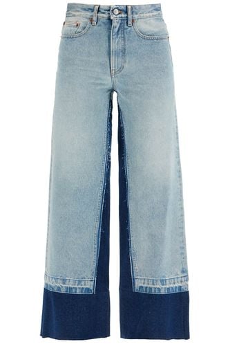 Flared Color-block Jeans - MM6 Maison Margiela - Modalova