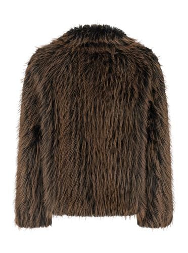 Faux Fur Jacket With Reverses Woman - Valentini 1972 - Modalova