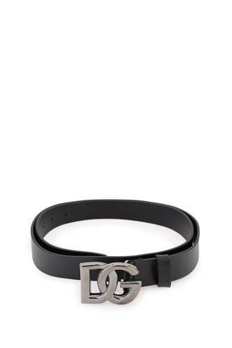 Dolce & Gabbana Black Leather Belt - Dolce & Gabbana - Modalova