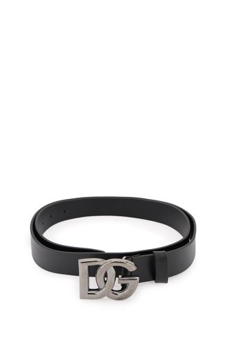 Dolce & Gabbana Black Leather Belt - Dolce & Gabbana - Modalova