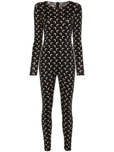 Moon-print Jersey Catsuit - Marine Serre - Modalova