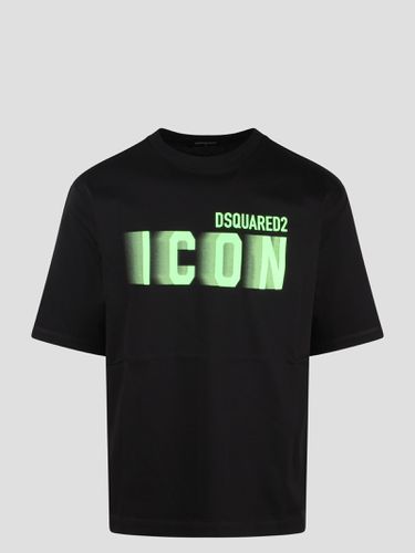 Icon Blur Loose Fit T-shirt - Dsquared2 - Modalova