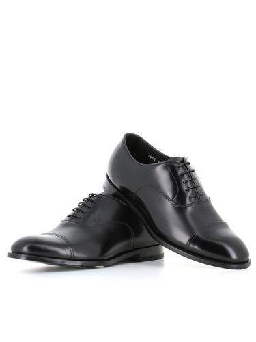 Doucal's Black Leather Oxford Shoes - Doucal's - Modalova