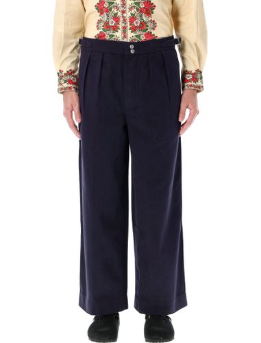 Bode Wide Leg Snap Trousers - Bode - Modalova