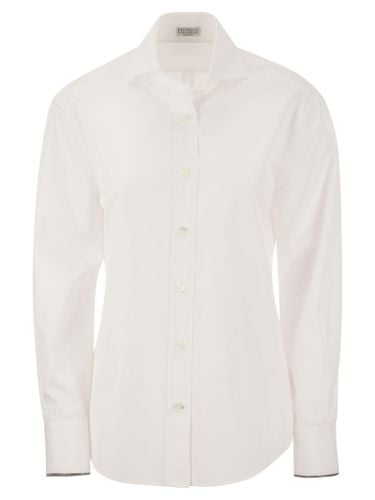 Cotton Poplin Shirt - Brunello Cucinelli - Modalova