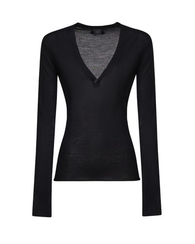 Pinko Sweater In Silk And Wool Yarn - Pinko - Modalova