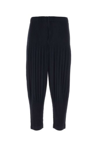 Midnight Blue Polyester Pant - Homme Plissé Issey Miyake - Modalova