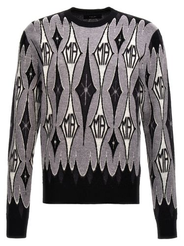 AMIRI argyle Jacquard Sweater - AMIRI - Modalova