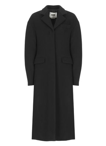 MSGM Wool Coat - MSGM - Modalova