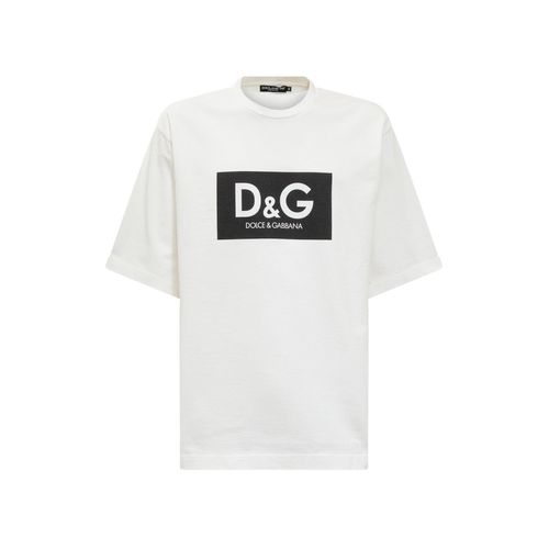 Dolce & Gabbana Cotton Logo T-shirt - Dolce & Gabbana - Modalova