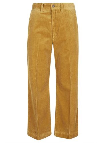 Corduroy Wide-leg Cropped Trousers - Polo Ralph Lauren - Modalova