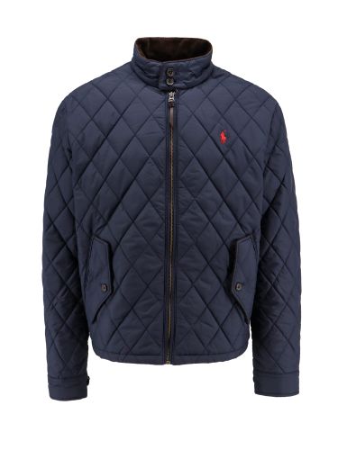 Quilted Jacket With Pony Detail On The Front In Tech Fabric Man - Polo Ralph Lauren - Modalova