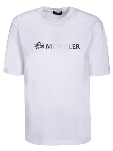 Moncler Logo Print T-shirt White - Moncler - Modalova