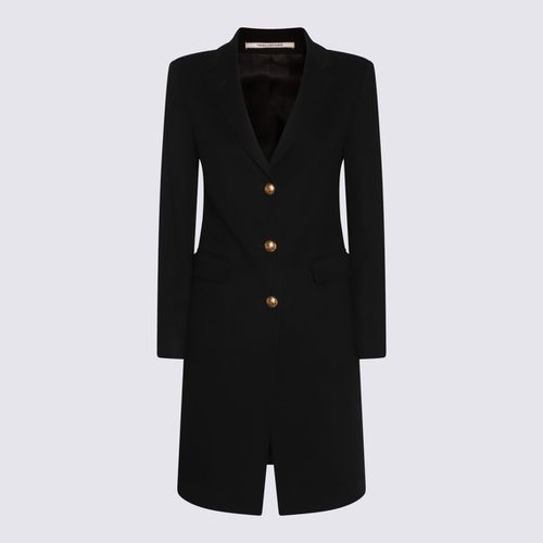 Tagliatore Black Wool Coat - Tagliatore - Modalova