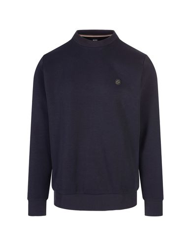 Regular Fit Sweatshirt With Monogram Patch - Hugo Boss - Modalova