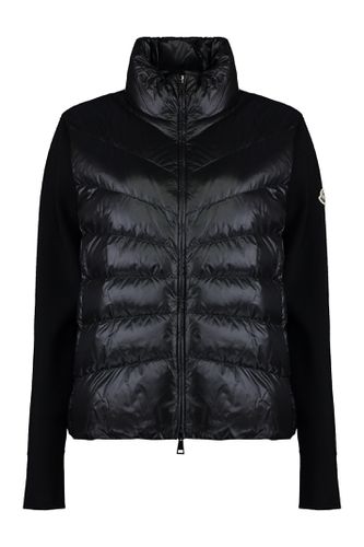 Moncler Cardigan With Padded Panels - Moncler - Modalova