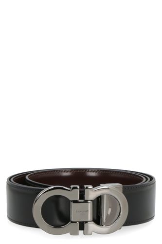 Ferragamo Reversible Leather Belt - Ferragamo - Modalova