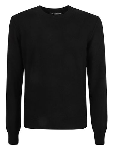 Rib Knit Plain Sweater - Dolce & Gabbana - Modalova