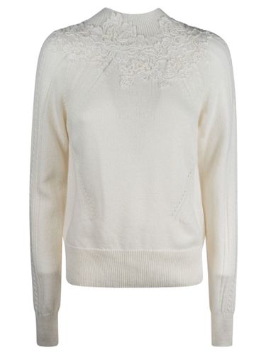 Embroidered Sweater - Ermanno Scervino - Modalova