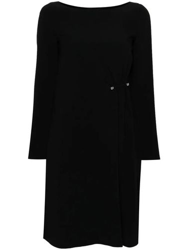 Long Sleeves Dress With Piercing - Emporio Armani - Modalova