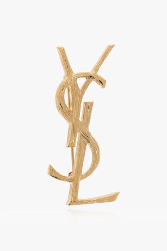 Saint Laurent Brass Brooch - Saint Laurent - Modalova