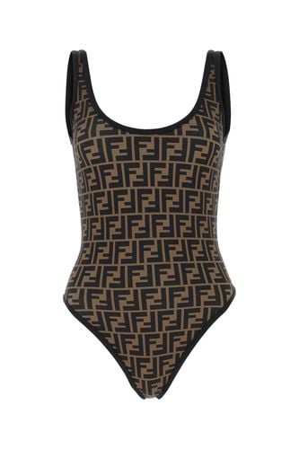Printed Stretch Nylon Swimsuit - Fendi - Modalova