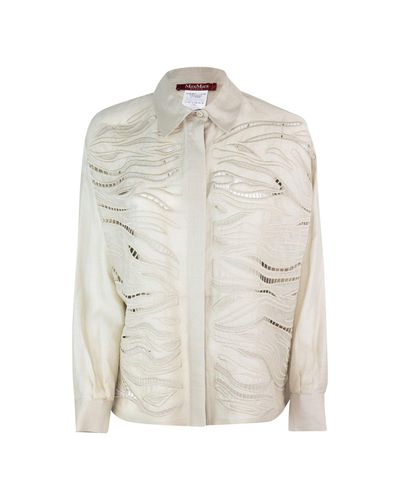 Buttoned Long-sleeved Shirt - Max Mara - Modalova