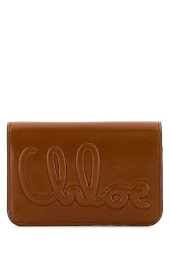 Chloé Caramel Leather Wallet - Chloé - Modalova