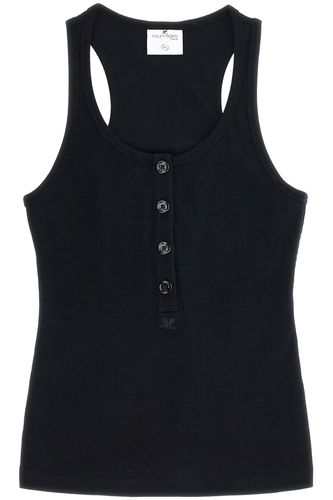 Courrèges 90s Rib Tank Top - Courrèges - Modalova