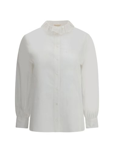 Saint Laurent Cotton Poplin Shirt - Saint Laurent - Modalova