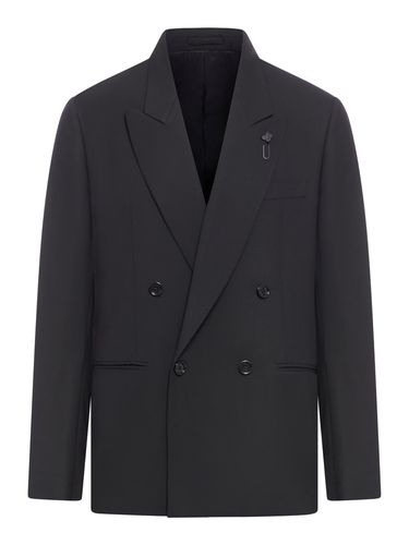 Double Breasted Wool Blend Suit - Lardini - Modalova