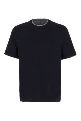 Layered-effect Crewneck T-shirt - Brunello Cucinelli - Modalova