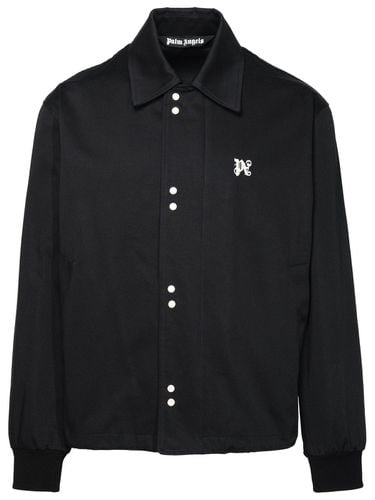 Palm Angels Monogram Coach Jacket - Palm Angels - Modalova