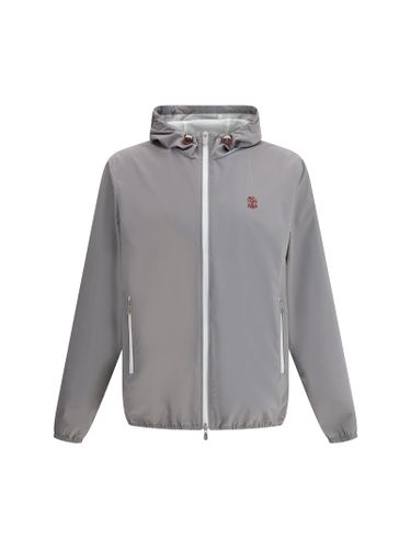 Waterproof Jacket With Hood - Brunello Cucinelli - Modalova