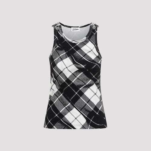 Printed tartan Printed Top - Jean Paul Gaultier - Modalova