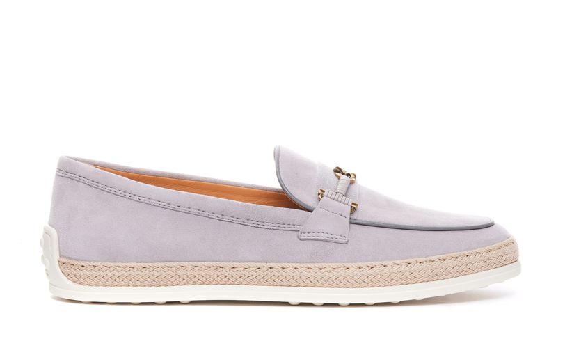 Suede Moccasin With T Ring Accessory - Tod's - Modalova