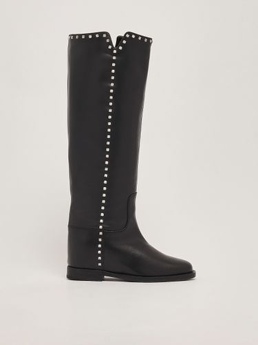 Via Roma 15 Leather Boots - Via Roma 15 - Modalova