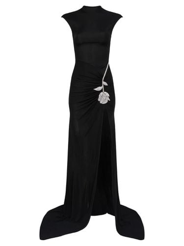 Stretch Cotton Jersey Floor-length Gown - David Koma - Modalova