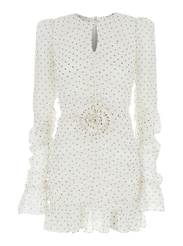 Printed Long-sleeve Dress - Rotate by Birger Christensen - Modalova