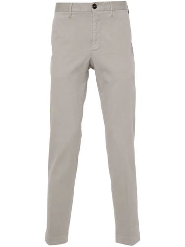 Incotex Grey Cotton Blend Trousers - Incotex - Modalova