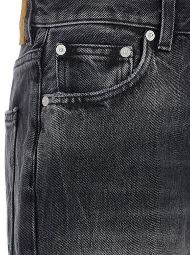 Korea Jeans With Faded Effect And Logo Patch On The Back In Cotton Woman - Haikure - Modalova