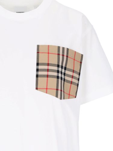Check Pocket Detail T-shirt - Burberry - Modalova