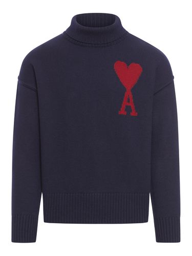 Red Adc Sweater - Ami Alexandre Mattiussi - Modalova