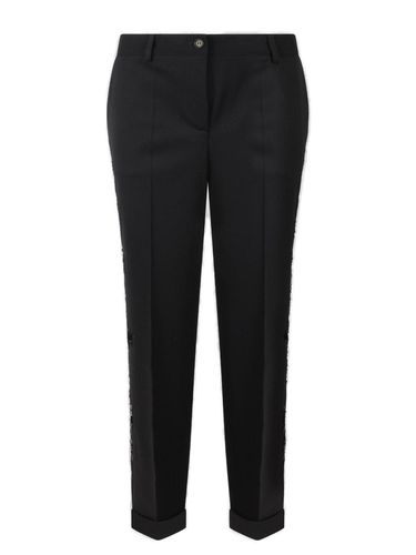 Sequin Embellished Cropped Tailored Trousers - Parosh - Modalova