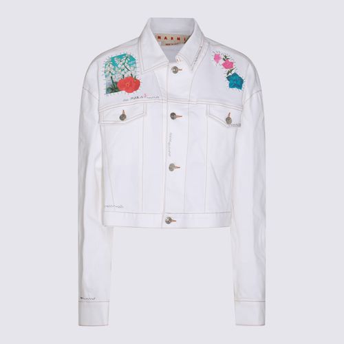 Marni White Cotton Casual Jacket - Marni - Modalova