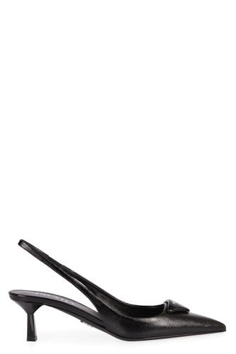 Prada Leather Pointy-toe Slingback - Prada - Modalova